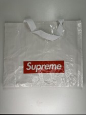 100 AUTHENTIC SUPREME SMALL PVC TOTE SHOPPING GIFT BAG 14.75 x 12  