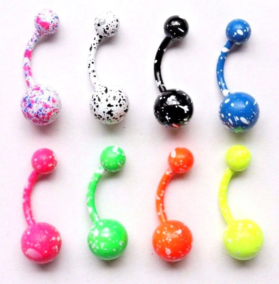 Plastic belly button piercing shop