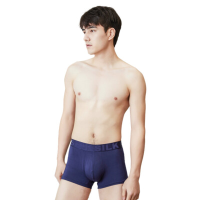 Boxer homme Nature Mulberry soie tricoté slip short sous vêtement