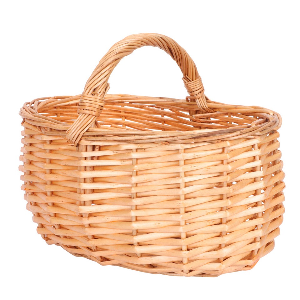Simple Storage Basket Woven Picnic Kitchen Vegetable Baskets for Toys