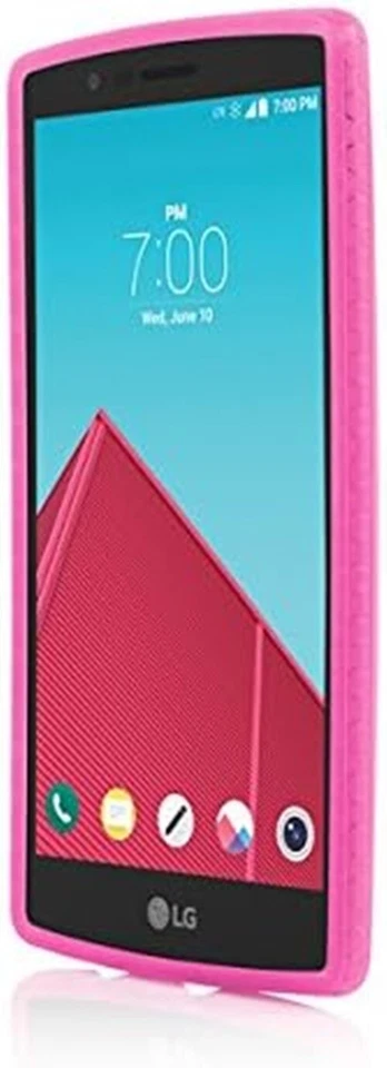 Incipio Octane 共模冲击吸收保护壳 适用于 LG G4,Frost/Neon 粉红色 — 第 2/4 张图片