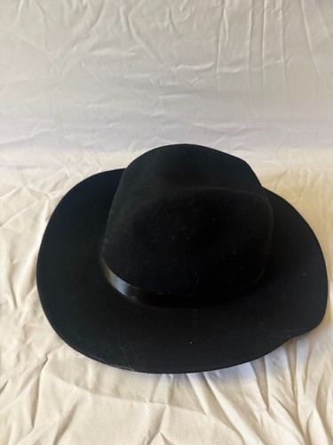 New Marcus Adler Women's Wool Blend Cow Boy Hat Black - Picture 4 of 11