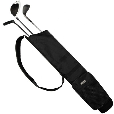 Murray Sporting Goods Golf Sunday Bag | Black Lightweight Travel Carry Bag