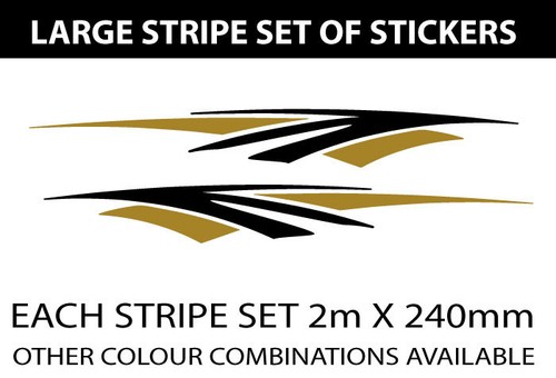 Stickers MOTORHOME Graphics Vinyl Stickers Decals Stripes Set CAMPER Van Caravan Motorhome Graphics 16c Maxi - Foto 5