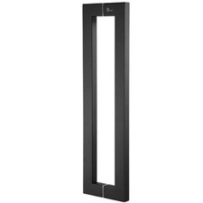 NEW 24" Contemporary Push-Pull Door or Shower Handle - Black