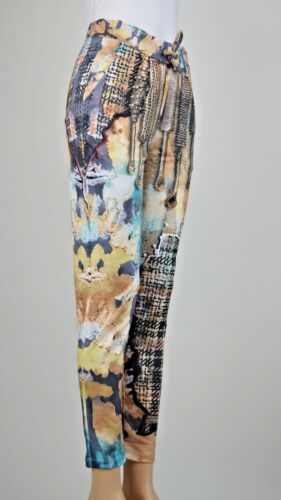 Pantaloni da joggpants Missy ""Hahnentrett"" - molto strass e glitter - grande motivo - NUOVI - Foto 1 di 4