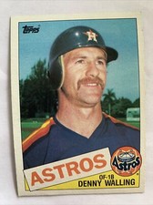 1985 Topps Baseball Card #382 Denny Walling Houston Astros NmFree Shipping!