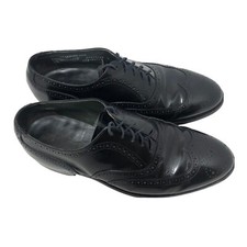 Comfort Plus Black Oxford 608-3406 Dress Shoes Sz 10