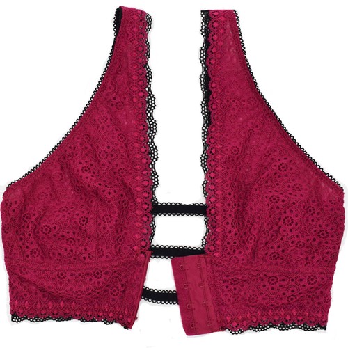 Easy Wear Flat-chested Lady Bras Front Hook Bras Lace Sexy Lingerie Brassiere bh - Picture 7 of 13