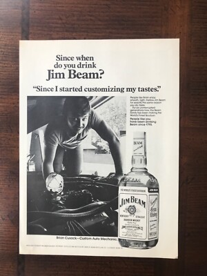 Пару постеров старой рекламы алкоголя. Бурбон Jim Beam История,Алкоголь,Крепкие напитки,Реклама