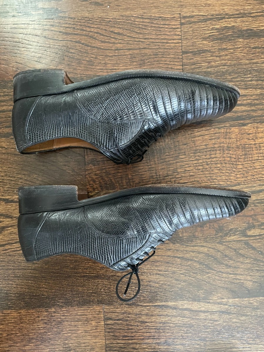 靴 Vintage Old Church's Whip Flex 50LAST Vintage Church's Genuine Lizard Skin Oxfords sz 9 | eBay