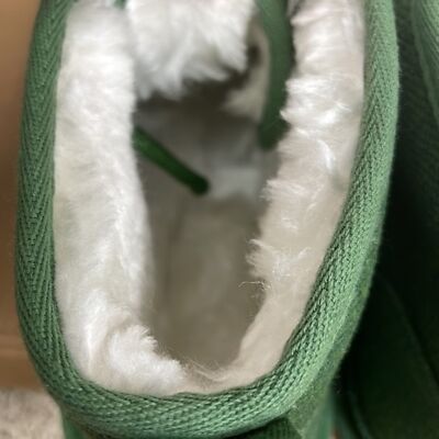 NWOT Men UGG SZ 10 Neumel Chukka Boots Tencel Natural Green Shearling Faux Fur NWOT Men UGG SZ 10 Neumel Chukka Boots Tencel Natural Green  main image 3
