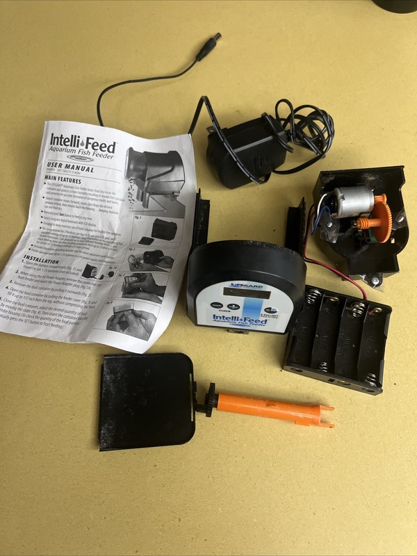Lifeguard Aquatics Intelli fish feeder FOR PARTS ONLY Indoor