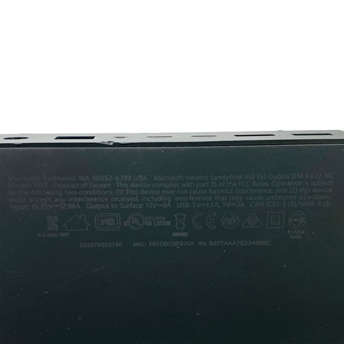 Genuine Microsoft Model 1917 Surface Dock 2 USB-C Docking Station w/OEM 200W AC - 第 8/9 張圖片