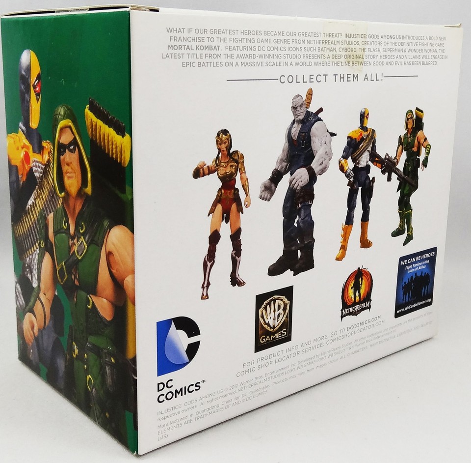 Injustice Gods Among Us Green Arrow & Deathstroke Figurines 10cm