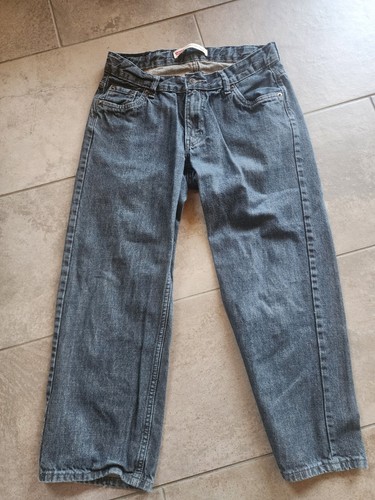 Levi's 550 Relaxed Fit Jeans Größe 10H 30 x 26 Jungen Husky mittelblau Waschung Vintage - Bild 2 von 5
