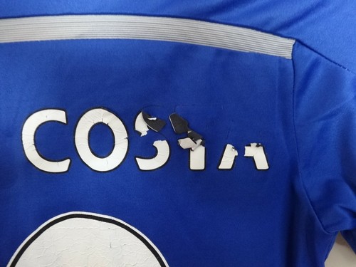 Vintage Adidas Chelsea Diego Costa # 19 Replica Soccer Jersey Youth Medium - Picture 6 of 7