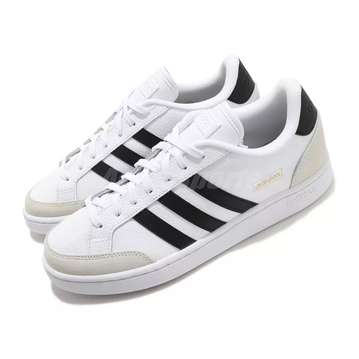 Black adidas VL Court 2.0 Shoes, men lifestyle