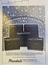 1974 Vintage Advertisement Randall Amplifiers Something For Everyone