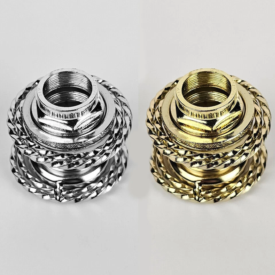 OG LOWRIDER 22.2MM BICYCLE COMPLETE DOUBLE SQUARE TWISTED BIKE HEADSET - Image 2 of 4