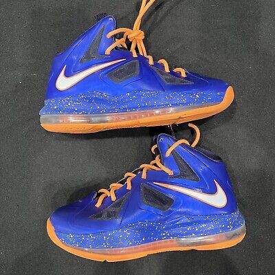 Nike LeBron 10 X GS Superhero Hyper Blue/Bright Orange Nike LeBron 10 X GS Superhero Hyper Blue/Bright Orange