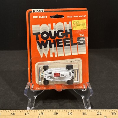 1979 Kidco Tough Wheels Formula 1 GT Racer #32 Ferrari 312 White MOSC