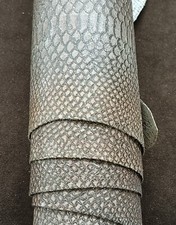 VERA PELLE DI MEZZO VITELLO STAMPA PITONE, BORSE , HOBBY, GRV, LARP