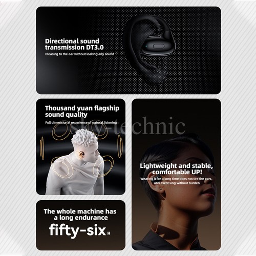 Wireless Bluetooth Headset Mobile Phone Hands Free Earpiece for Samsung iPhone - Bild 6 von 27