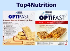 OPTIFAST BARS | 42 SERVING | 6 BOXES | PB/CHO...
