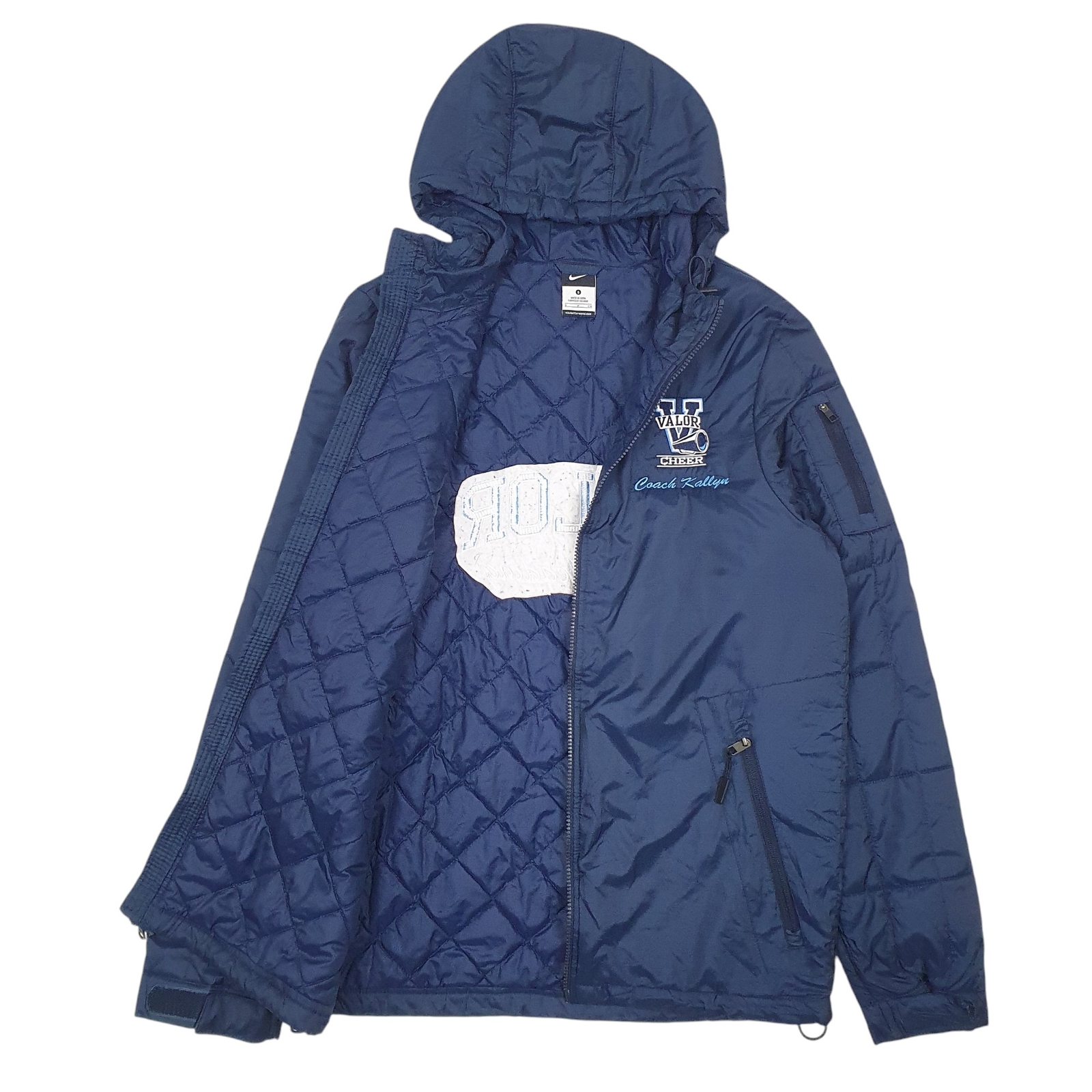 NIKE Padded Jacket Coat Insulated Valor Cheerleading Mens S image 2