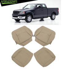 Tan Leather Seat Cover Driver Passenger For Ford F150 2004 2005 2006 2007 2008 Tan Leather Seat Cover Driver Passenger For Ford F150 2004 2005 2006 2007 2008
