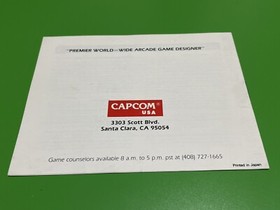 Code Name Viper Nintendo NES Manual Instruction Booklet Capcom