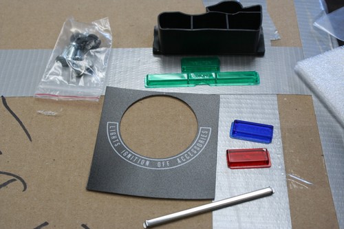 HARLEY FAT BOB 1947-1995 GAS TANK DASH INSTRUMENT PANNEL LIGHT HARDWARE KIT - Picture 2 of 6