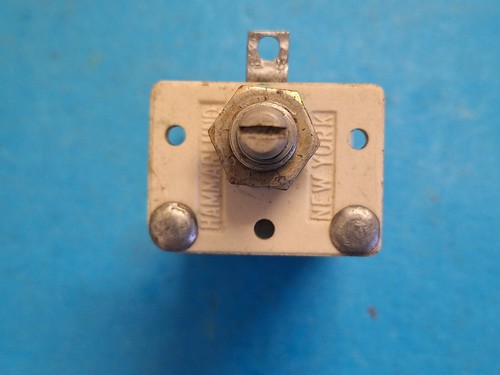 80pF Compact Air Dielectric Variable Capacitor ~ Medium size ~ Hammarlund USA - Photo 7/14