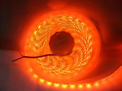LED Strip 300 5050 Orange 5m Leiste Streifen Band Schlauch Lichterkette Amber - Afbeelding 1 van 4
