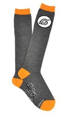 Naruto Shippuden Hidden Leaf Symbol Knee High Socks, 4-10