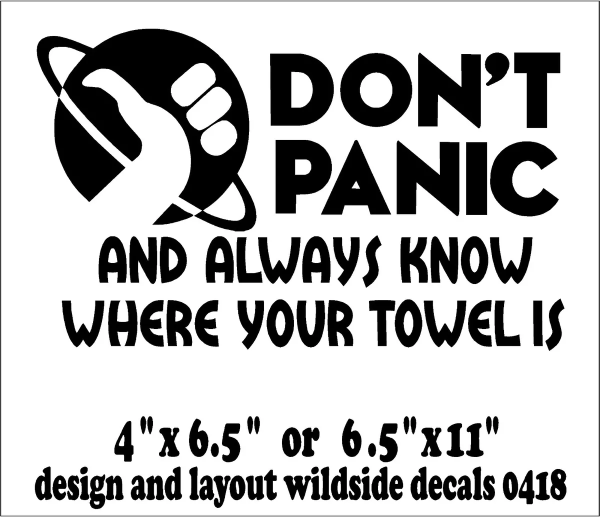 Don't Panic: The Official Hitchhiker's Guide to the Galaxy