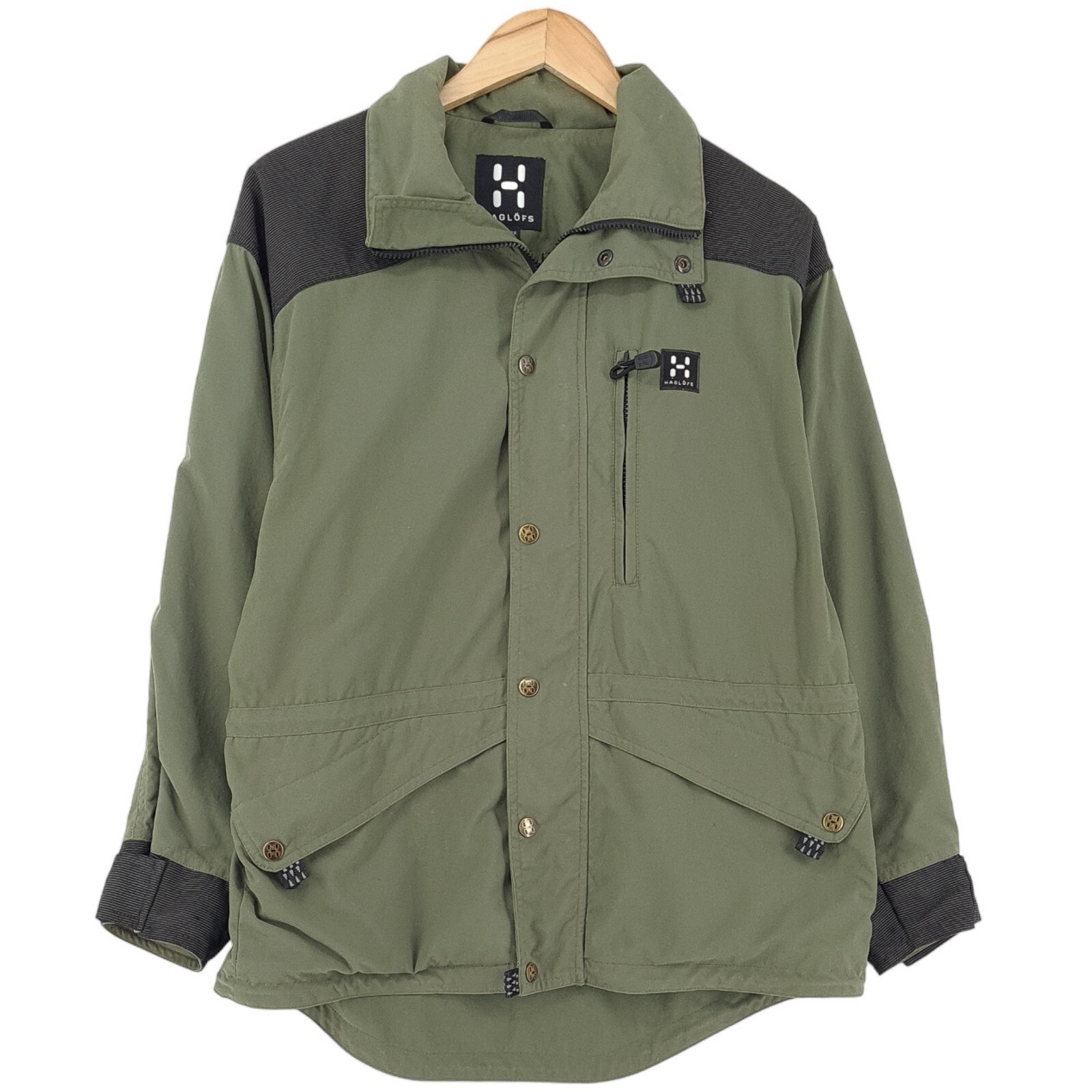 Vintage Haglofs Climático Bosque Camping Senderismo Chaqueta Mujer Talla