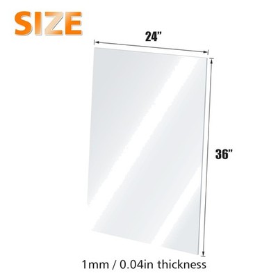 Crafting DIY Projects Plexi Glass Sheets 24x36   6 Pack
