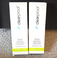 Mary Kay Clearproof Deep-Cleansing Charcoal Face Mask 4 oz Dermatologist-Tested