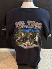 Men’s Harley Davidson Rogers, Arkansas Pig Trail Shirt Size Medium Vintage Rare