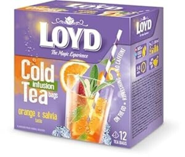 LOYD® té helado naranja salvia - 6 x 12 Btl. MHD 06/26