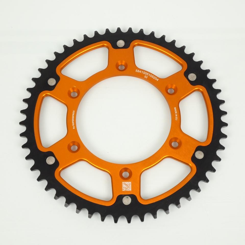 Couronne Supersprox KTM 350 EXC 2015-2018 en acier haute résistance