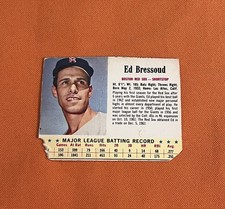 1963 Jell-O #78 Ed Bressoud SP *TOUGH* Jello Vintage Baseball Card *CgC605*