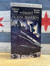 Edward Scissorhands VHS 10th Anniversary Edition Johnny Depp Winona Ryder