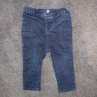 SEED HERITAGE BABY BOYS NAVY SKINNY PANTS SIZE 2 (18-24 MONTHS)