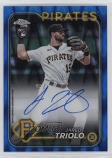 2024 Topps Chrome Rookie Blue RayWave Refractor 94/150 Jared Triolo Auto 6k2