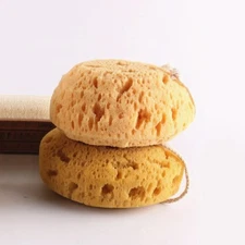 2 Pcs Honeycomb Sponge Bath Exfoliating Sponge Skin Cleaning Scrubber