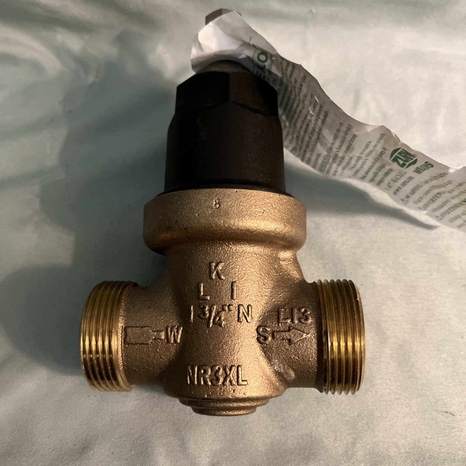 Zurn Wilkins NR3XL Water Pressure Reducing Valve 3/4”                      T 244
