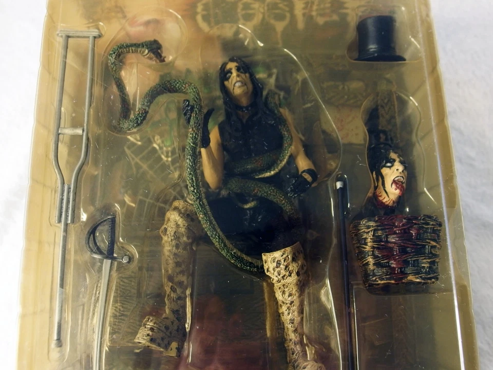 Figura de acción McFarlane Toys Alice Cooper Spawn.com 1999 Horror Rock sellada LEER Foto 3 de 4